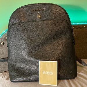 Michael Kors Black Adele Backpack